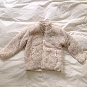 Tiny Cottons cream sherpa jacket NWT